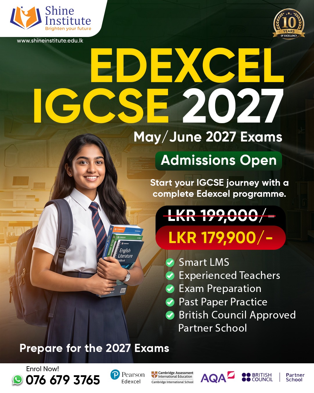 Edexcel IGCSE in Just 10 Months